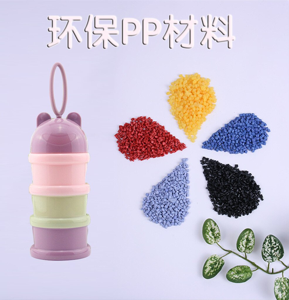 3 layer Frog Style Portable Baby Food Storage Box Essential Cereal Cartoon Baby Milk Powder Boxes Children's Sets