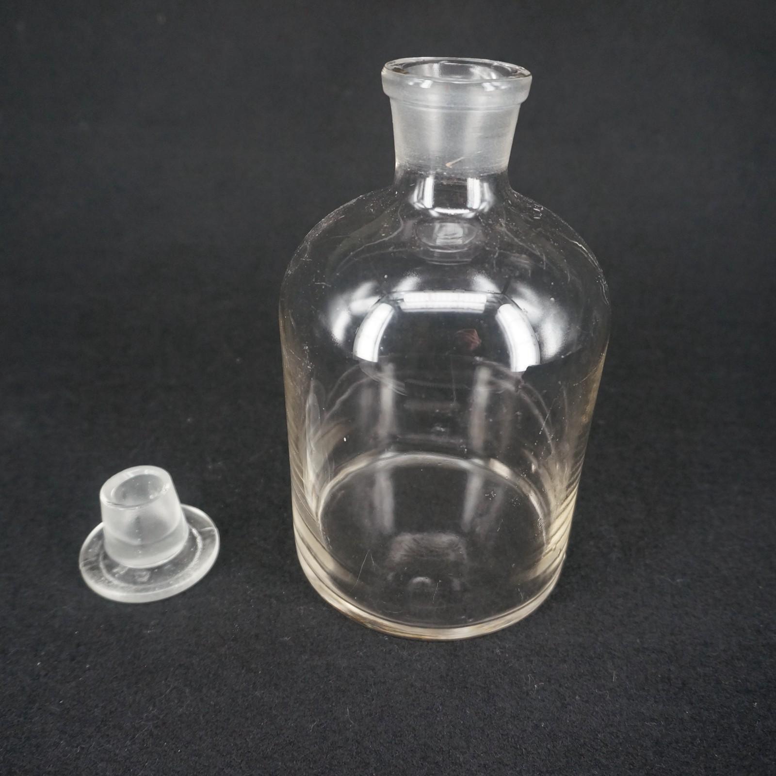 1000ml Glass Reagent Bottle With Ground-in Glass Stopper Narrow Mouth Transparent Glass Bottle