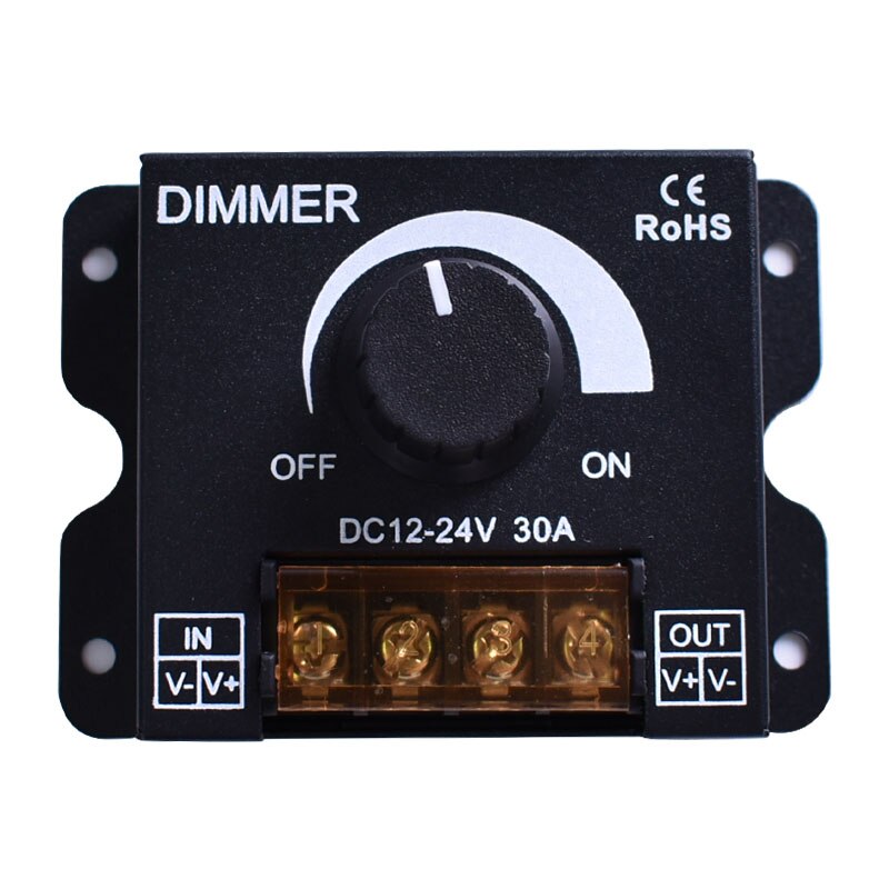 Led Dimmer 360w 12v 24v 30A Light Bar Lamp Light Box Dimmer Switch Controller: Manual Dimmer