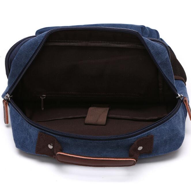 070717 men double shoulder bag backpack computer bag