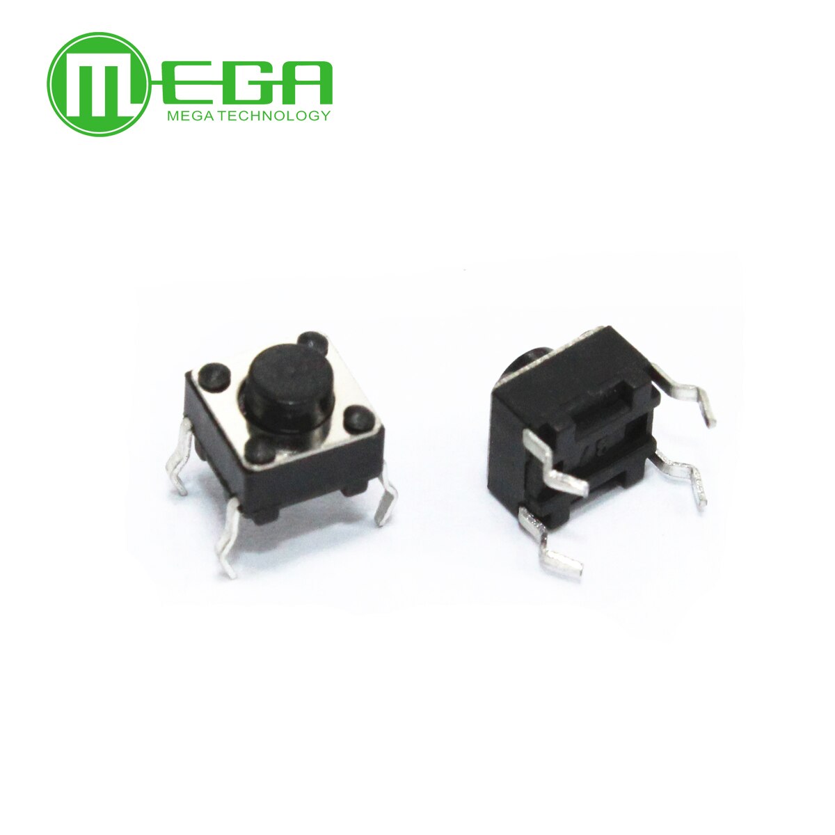 100 Uds interruptor de botón táctil para Arduino 6x6x5mm 6*6*5mm
