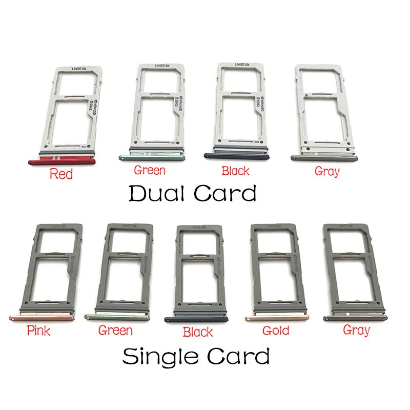 10pcs/lot For Samsung Galaxy S10 S10 Plus SIM Card Slot SD Card Tray Holder Adapter