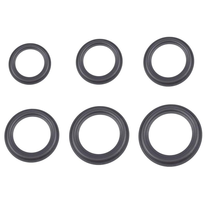 3/4/5/6/6.5/8/10/12 inch Elastic Rubber Edge Ring For Speaker Ring soft N7B3 Repair Edge durable Woofer Surround H6I6
