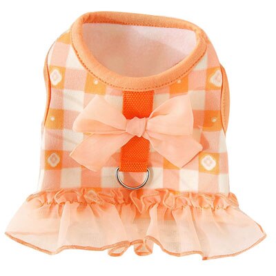 Falda de tul a la para perro y gato, ropa con pajarita, vestido de princesa para niñas, arnés sin tirones, chaleco para perros pequeños y medianos, Chihuahua y PUG: Borgoña / S