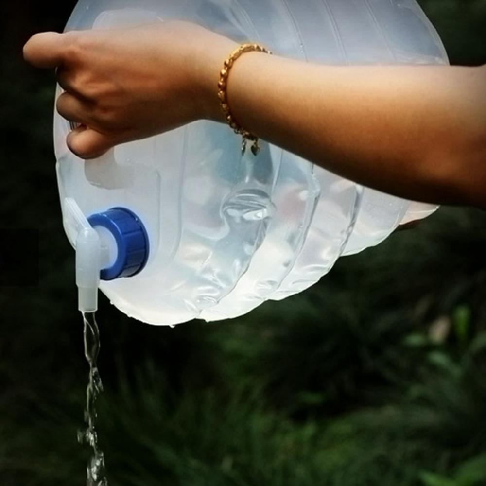 3L 5L 8L 10L 15L Outdoor Inklapbare Opvouwbare Water Tassen Container Camping Wandelen Draagbare Survival Water Opslag Carrier Bag