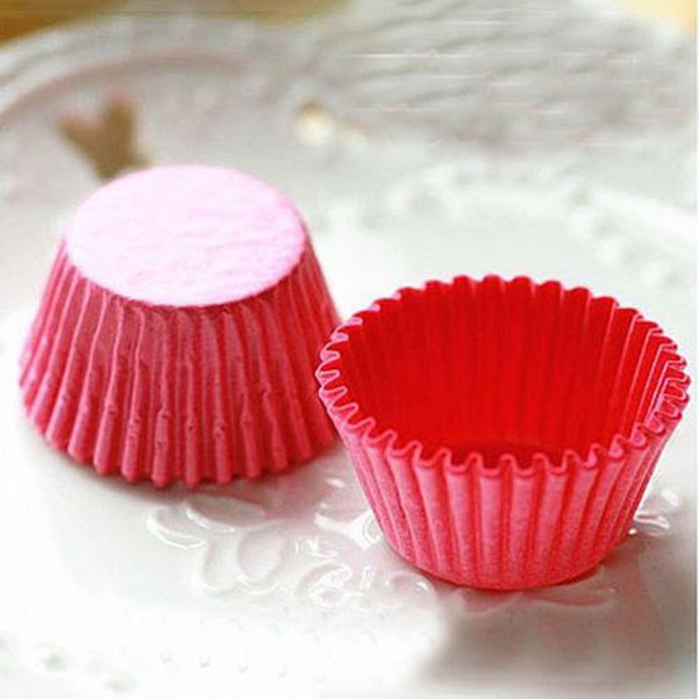 1000Pcs 25X21Mm Mini Kleurrijke Papier Taart Cupcake Liner Bakken Muffin Box Cup Case Party Tray Cake mold Decorating Gereedschap