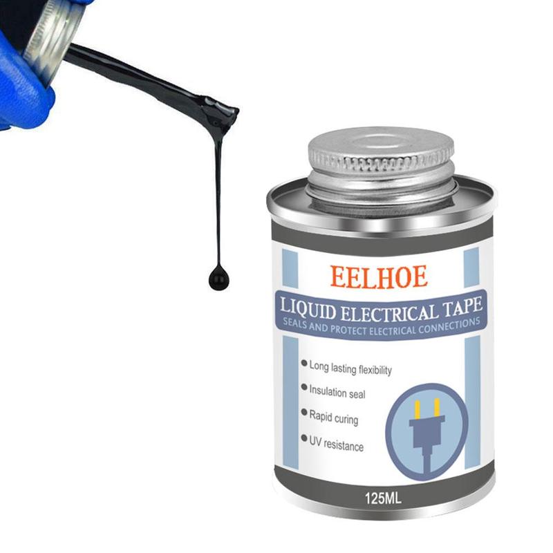 125Ml Vloeibare Isolatie Elektrische Tape Buis Plakken Tape Snelle Apparatuur Waterdichte Elektrische Anti-Uv Droog S9W8: Default Title