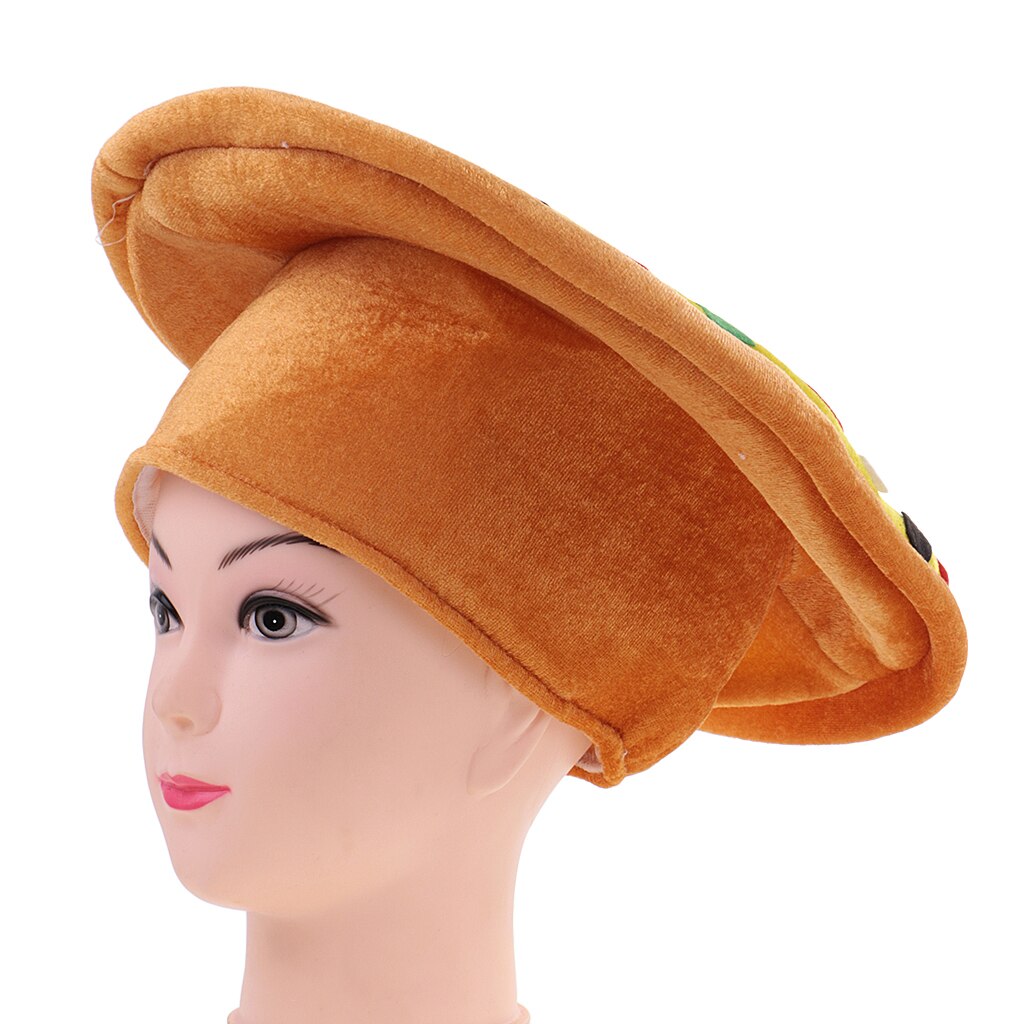Unisex voksne børn pizza mad hat kostume fancy dress fest halloween cosplay jul til halloween jule fødselsdag