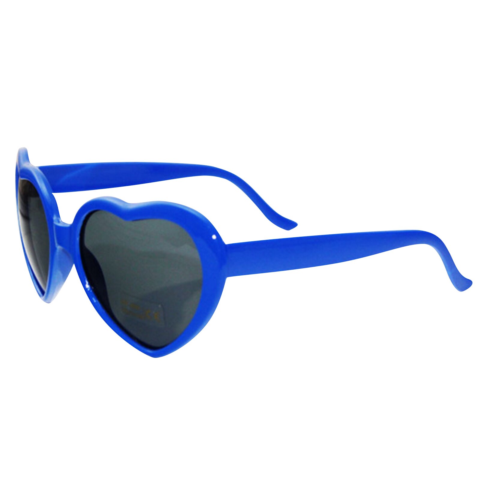 Heart Refraction Diffraction Glasses Rave Glasses Heart Lenses Special Effect Rave EDM Festival Light Changing Eyewear PartyGif: Blue