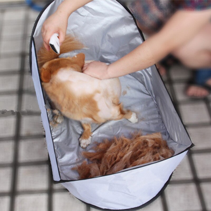Haustier Haar Trimmer Kasten Oxford Pflege Kasten für Hunde Reinigung Faltbare Hund Haar Trimmer Taschen für Reinigung Haustier Produkte Haustier-liefert