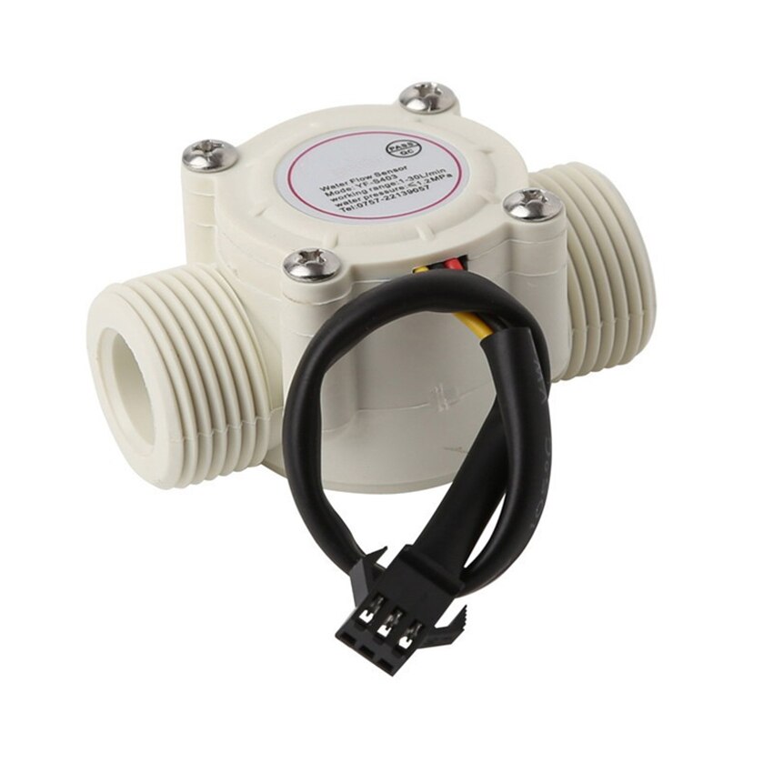 YF-S201 Water Flow Sensor G1/2 Flow Meter Schakelaar Flowmeter Counter 1-30L/Min Flowmeter Meter Voor Boiler, flow Metering