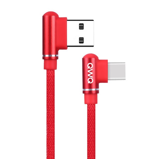 3a cabo usb tipo c de carregamento rápido, cabo de jogo USB-C para xiaomi redmi note 7 samsung s8 s9 note 9 8 cabo de dados de carregamento: Red / 2 m