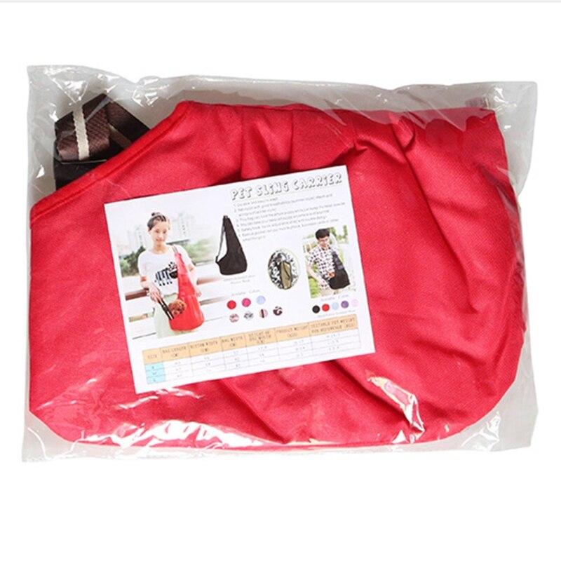 Bolsa de mensajero para mascotas pequeñas y medianas, bandolera de Manos libres con correa ajustable, bolso de hombro transpirable, Pock frontal
