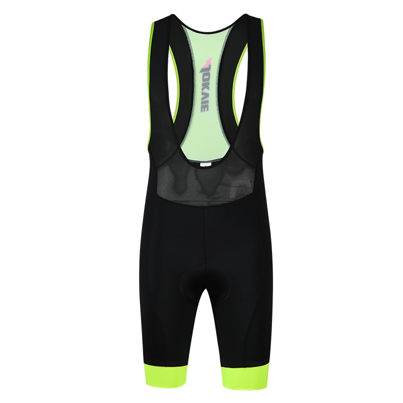 cuissard à bretelles homme vert fluo