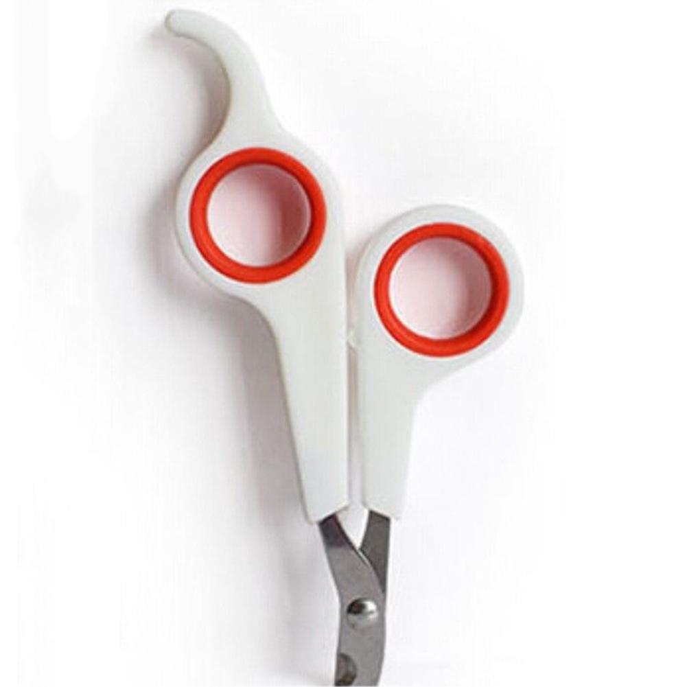 Coupe-ongles pour animaux de compagnie, outil de toilettage, griffes de lapin, ciseaux à ongles, patte d&#39;animal, perroquet gerbid bird pour chien, cisaille à ongles de chat: White  Red