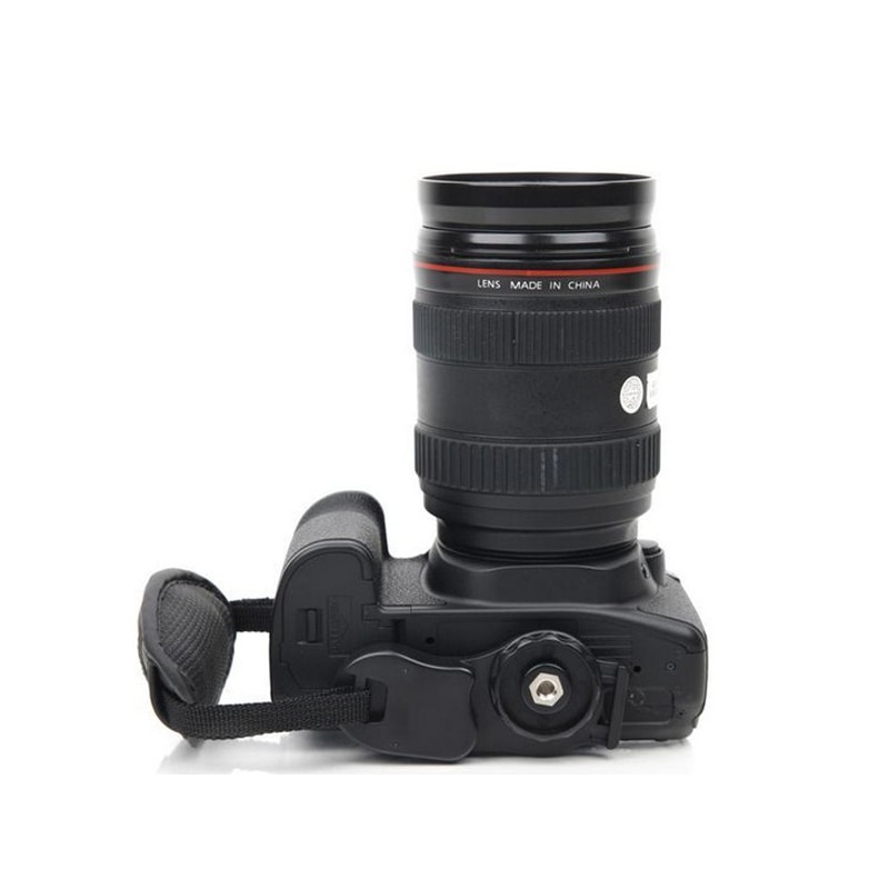 Kamera handledsrem svart läder mjukt handgrepp för canon nikon sony dslr