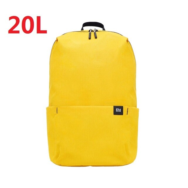 Xiaomi mochila original de 20l, mochila impermeável colorida de esportes, bolsa de peito unissex, mochila pequena de viagem para acampamento, bolsa de armazenamento para homens e mulheres