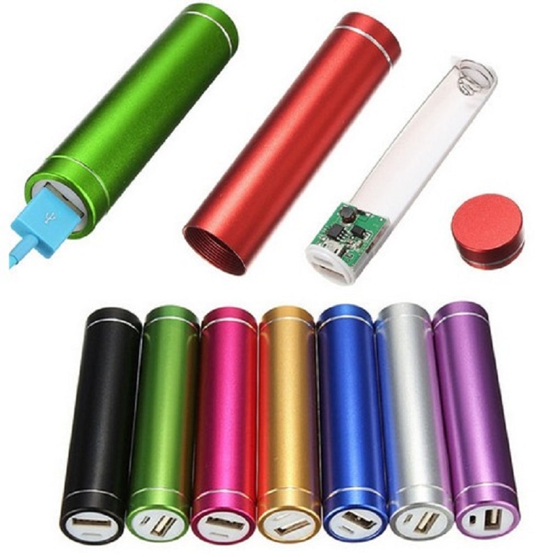 Draagbare Multicolor USB 5 V/1A Power Bank Case 18650 Suite Batterij Externe DIY Lading Doos Kit Universele Mobiele telefoons Gratis Lassen