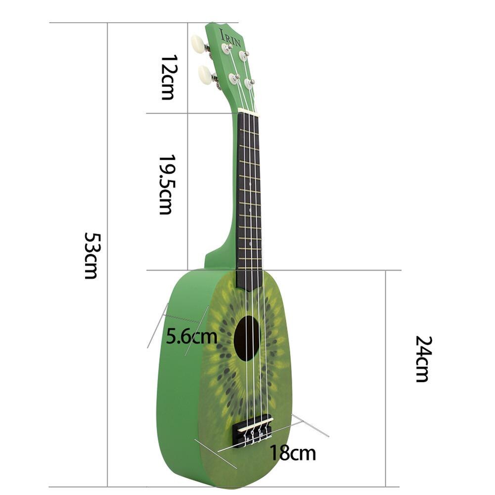 Irin 21in søde kiwiform håndlavede udskæringer dapper begyndere koncerter ukuleles