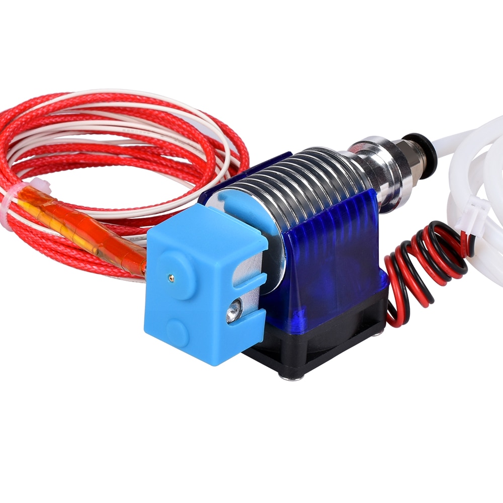 3D Printer Parts E3D V6 J-head Hotend Extruder Kit 1.75/3.0MM Filament Bowden Extruder With Cooling Fan Heater All Metal Teflon