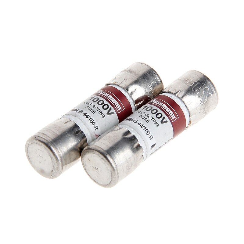 2PC DMM-B-44/100 10x35MM 44MA 1000VAC/DC Buss Fuse For Fluke Multimeter BUSSMANN J6PD