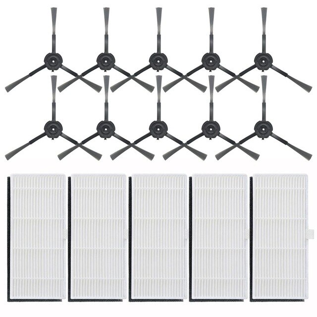 12/15 pièces Kit de lingette filtrante pour proscénic M7 Pro Robot aspirateur maison fournitures de jardin serpillière chiffons filtres sacs à poussière remplacement: E 15pcs