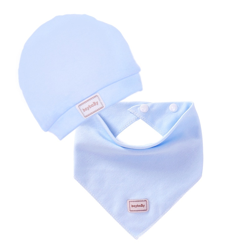 Baby Kids Towel Toddler Feeding Bib Double Combed Soft Cotton Hooded Head Absorbent Cloth Bib Suitable For 0-6 Months Solid