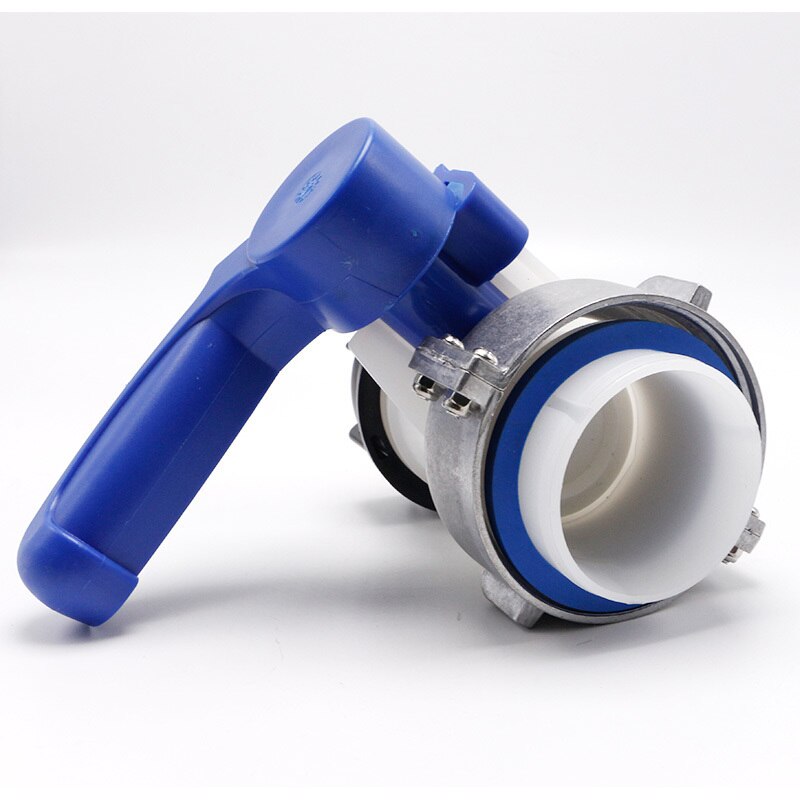 IBC Tank Container Inlet 75mm To Outlet Male 2Inch DN50 Butterfly Valve Container bucket