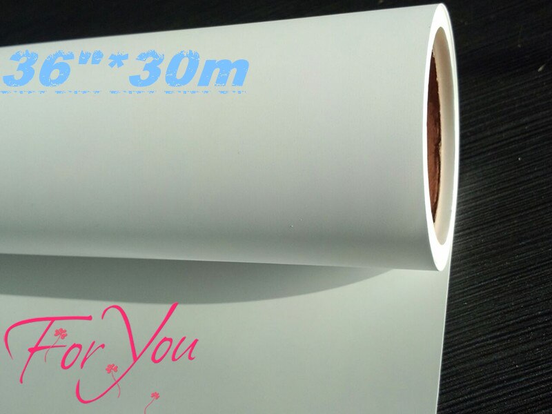 120gsm 36 "* 30 m waterdichte zijdeachtig satijn afdrukken canvas roll voor mat oppervlak