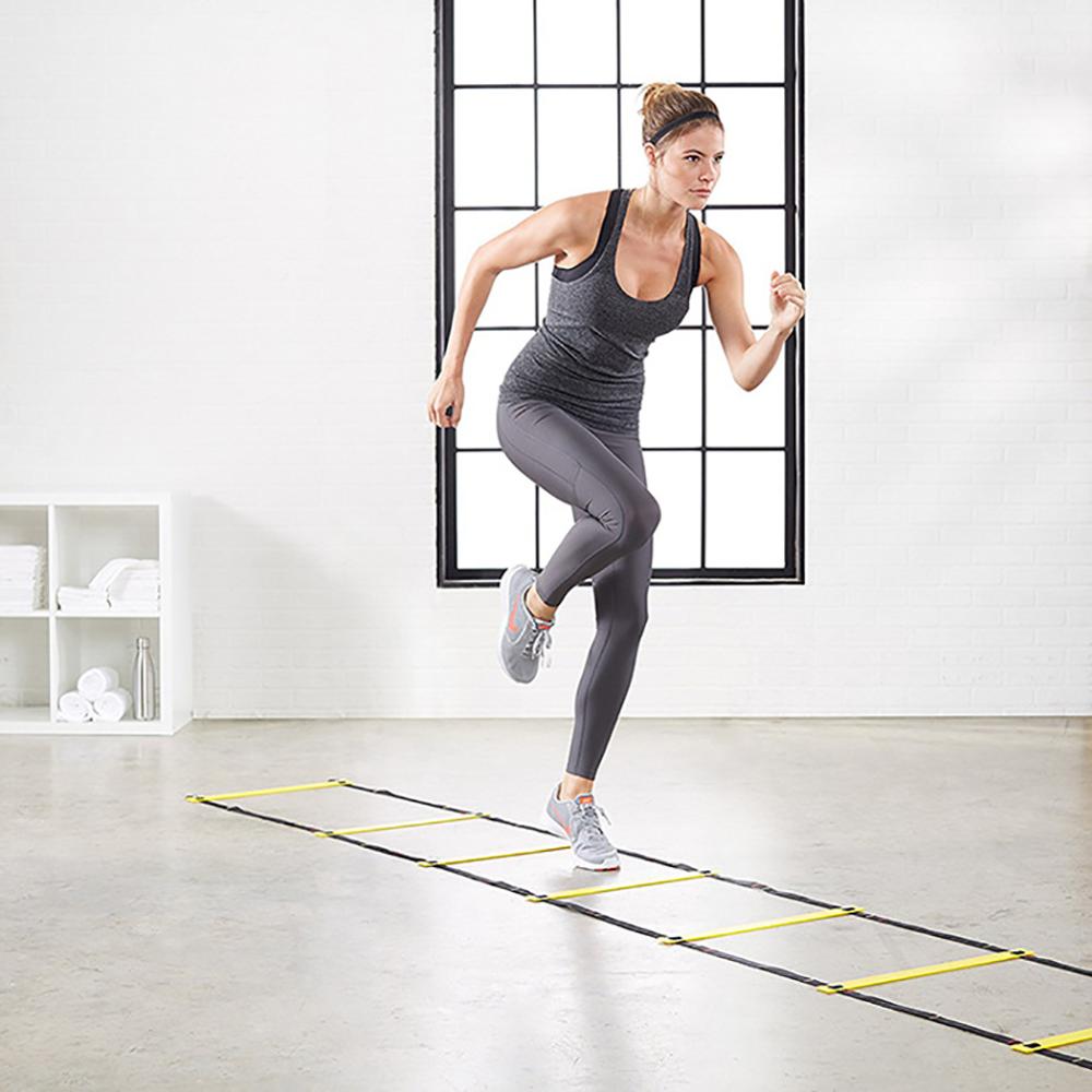gym Velocidad de agilidad escaleras para entrenar velocidad de agilidad escalones de escalera ágil escalera para Fitness fútbol velocidad escalera equipo