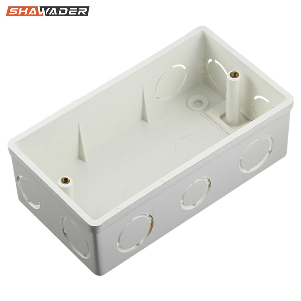 146 Elektrische Montage Box Wall Mount Rechthoek Switch Box Secret Stash Junction Pvc