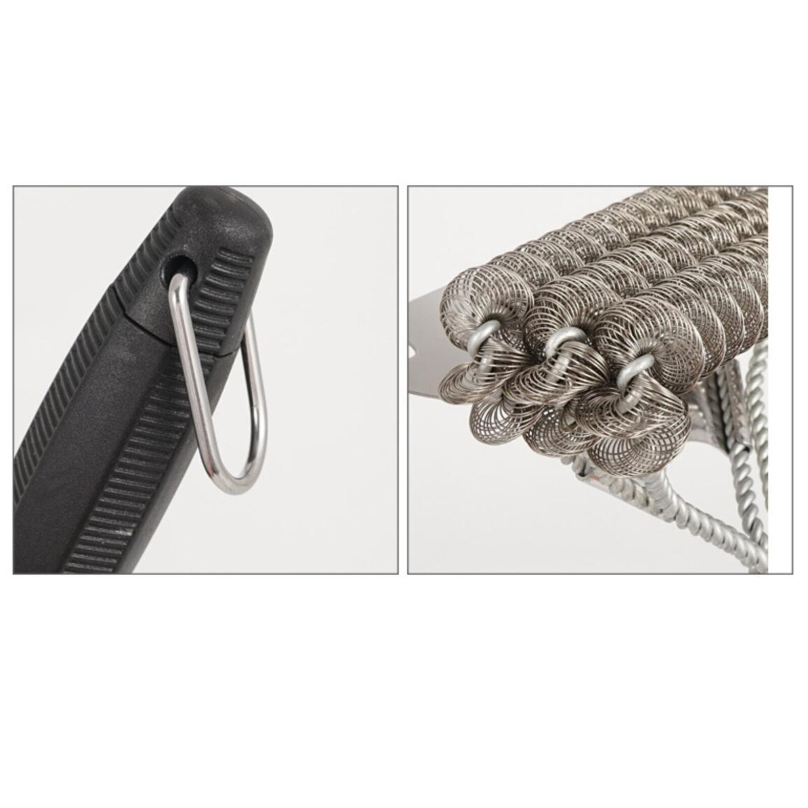 BBQ Grill Cleaning Brush Barbecue Cleaner Scraper with Long Safe Handle for All Grilling Tools Including Gas, Charcoal Weber