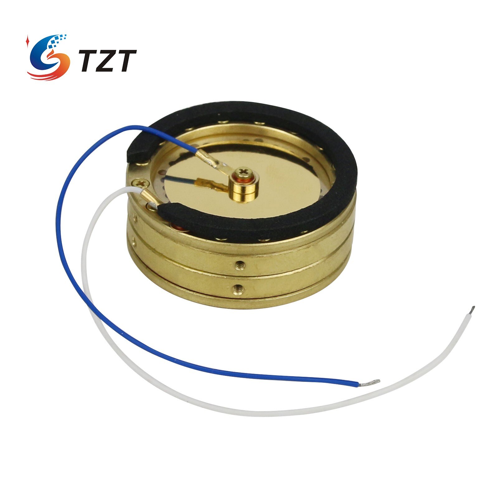 TZT 34mm Large Diaphragm Condenser Mic Capsule Cartridge Core Microphone Capsule Single-sided Gold-plated