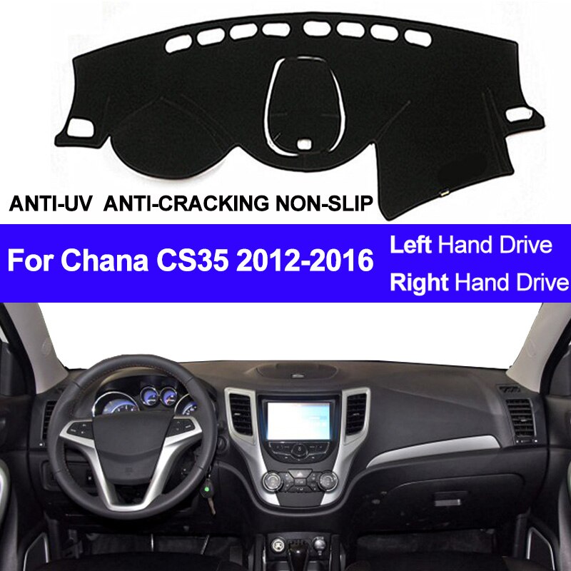 Cubierta para salpicadero de coche, alfombrilla para tablero Chana Changan CS35 , alfombrilla para salpicadero, alfombrilla para tablero, parasol para coche
