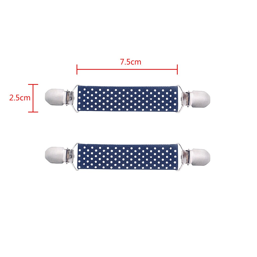 Dot print Double head Stainless Steel Clips Elastic Glove And blue Mitten Clips For Kids 1 Pair Gloves rękawiczki damskie #5