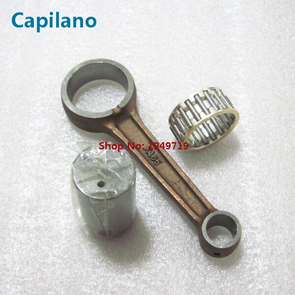 Bielas y bielas del cigüeñal para motocicleta, piezas del motor, GN200, GS200, QM200GY, para Suzuki 200cc, GS 200, K166