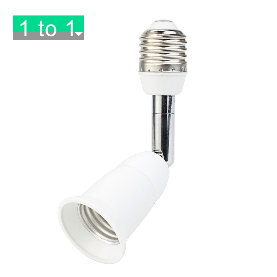 1/3/4/5 E27 Lamp Bases in 1 Adjustable E27 Socket Fitting For Bulb Light Ampoule Douille Holder Adapter Lighting Accessories: E27  1 to 1