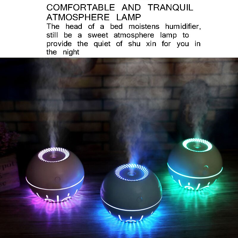 Car Air Diffuser Multi-Functional Humidifier Light Bulb Humidifier Light Speed Ball Humidifier Office Humidifier Car Accessories