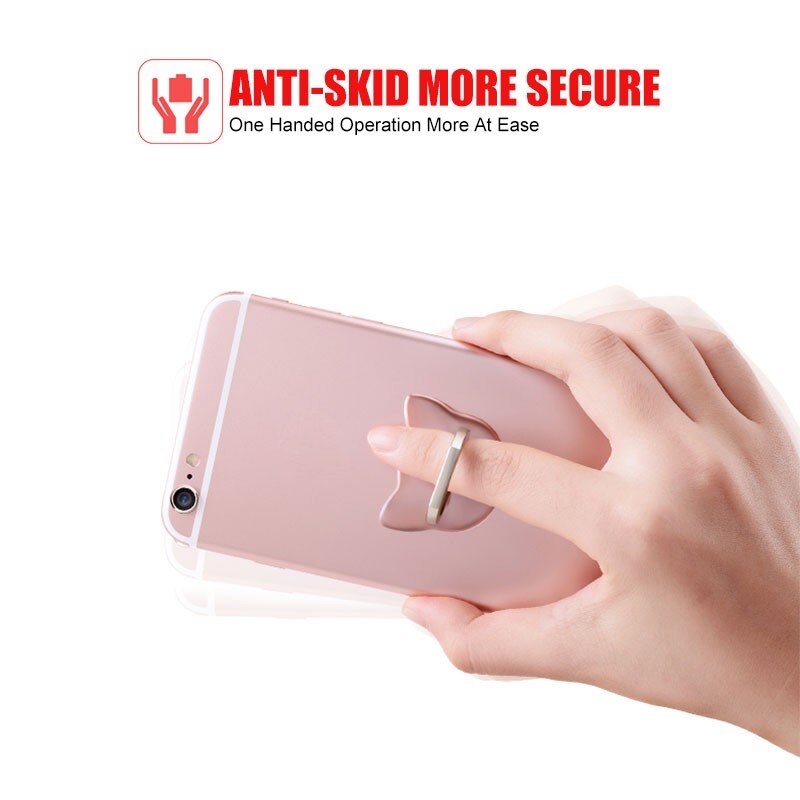 Finger Ring Mobile Phone Smartphone Stand Holder For iPhone XS Huawei Samsung cell Smart Round Phone Ring holder Car Mount Stand
