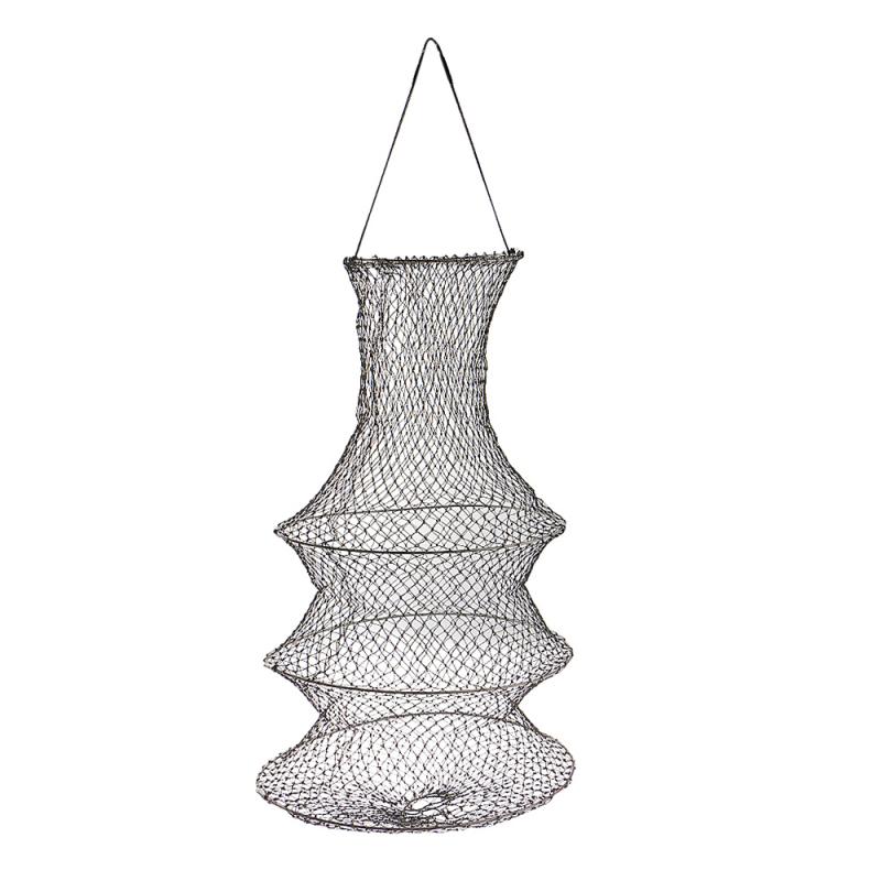 Collapsible Shrimp Net Trap Cage Bait Keep Live Catching Crayfish Fishing Net Cage Portable Boat Fishing Gear Fishing Tools