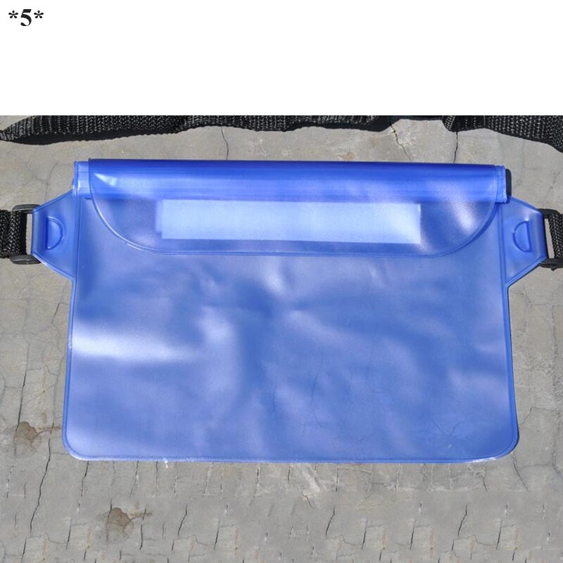 Waterdichte Drift Duiken Zwemmen Tas Onderwater Dry Schouder Taille Pack Bag Pocket Pouch Pvc Zak Waterdichte Rugzak Universal: blue