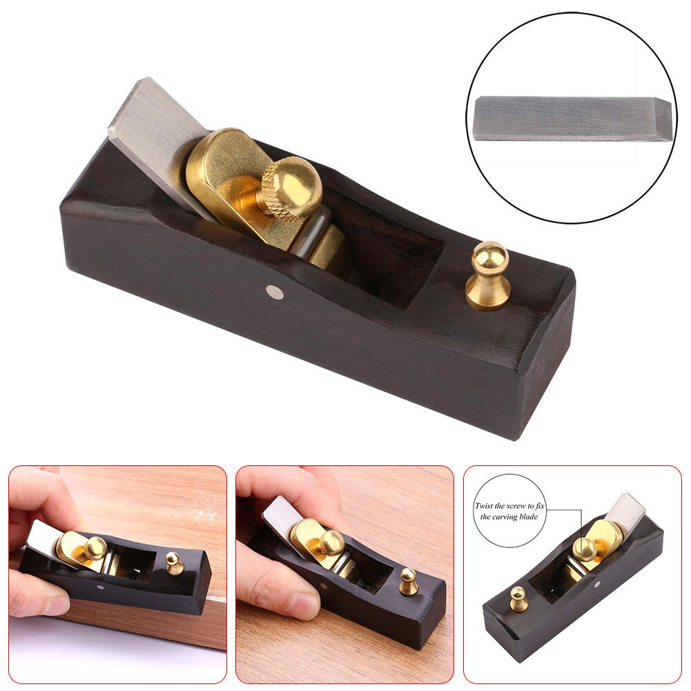 Mini Wood Planer Hand Tool Flat Bottom Wood Trimming Plane for Woodworking Wooden Planing OCT998