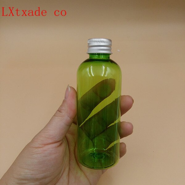 100ml groene, roze, witte plastic lege flessen in originele navulbare stijl, parfum, cosmetische watercontainers: Lichtgroen