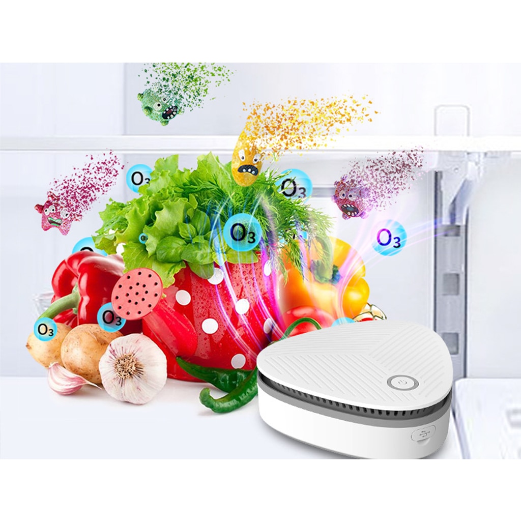 Car &amp; Room Air Purifier Ozone Generator Disinfection Refrigerator Odor Remover