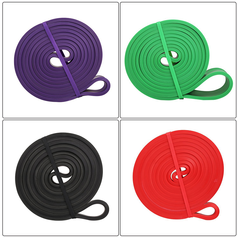 Modstandsbånd træning elastik træning ruber loop crossfit styrke pilates fitness udstyr træning expander unisex