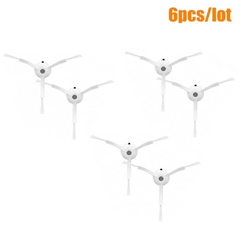 Rolo de escova lateral, filtro hepa, adequado para robô xiaomi 1s roborock s50 s51 s55 s5 s6 xiaowa, kits de peças de reposição para limpeza: Azul