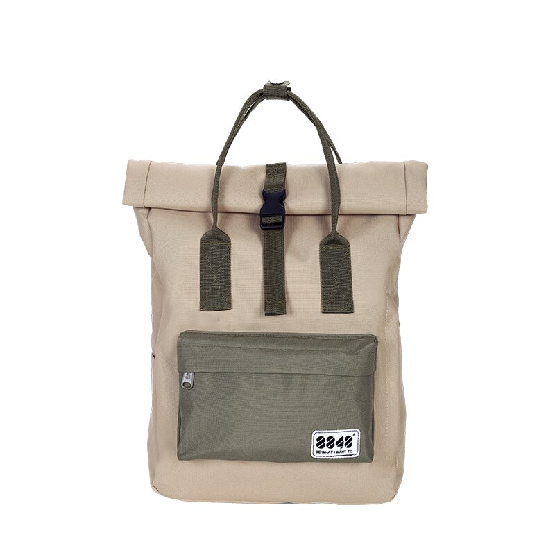 Girls Canvas Backpack Women Laptop Backpack Double Zipper Backpack Large Capacity School Bags Backpack for teens 030-041-008