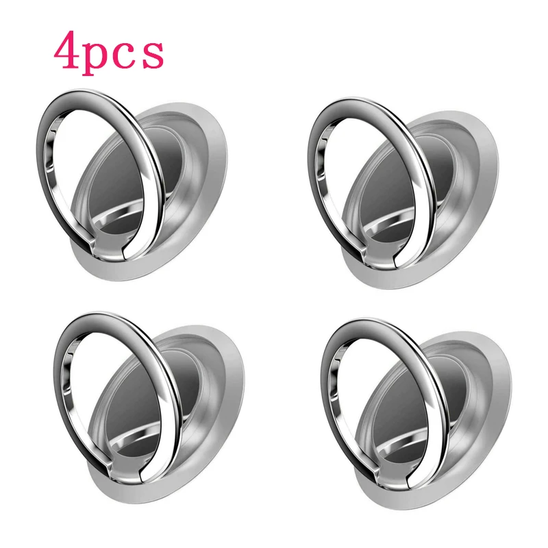 Universal Finger Ring Holder Stand Grip 360 Degree Rotating for Mobile Phone Car Magnetic Mount Phone Back Sticker Pad Bracket: MULTICOLOR