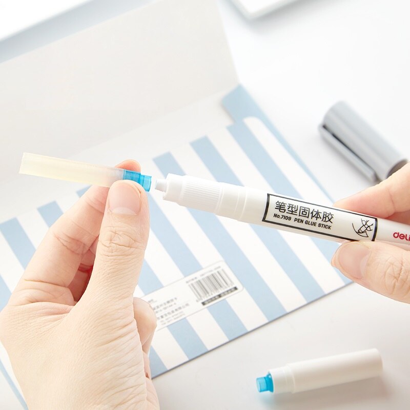 2 set Portable pen glue stick Recharge refill ACR material adhesive for paper clamp DIY stationery office school supplies F571