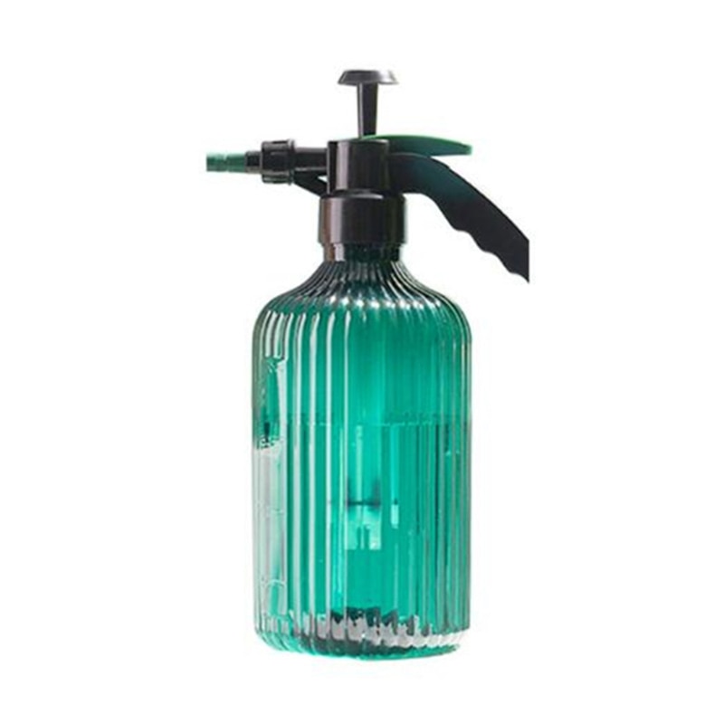 Pneumatisk manuel vandingssprøjtepotte tryk havearbejde vanddåser til blomster manuelle sprayflasker havearbejdsværktøj: Grøn